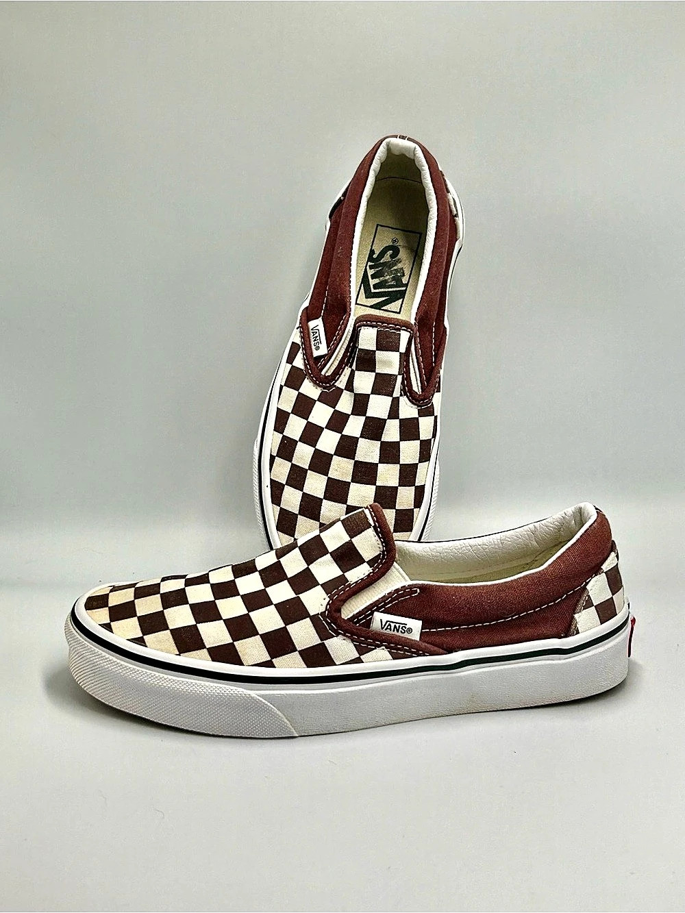 Vans Classic Slip-On Checkered Slip-On Sneakers US 5.5 Like New
